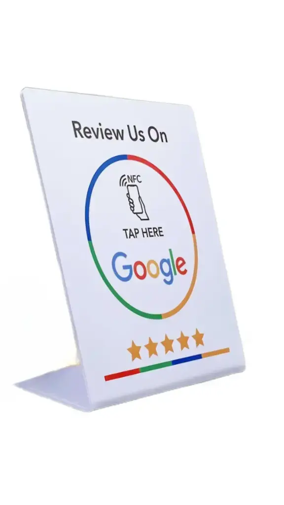 Google Review Stand (Hvit) .webp